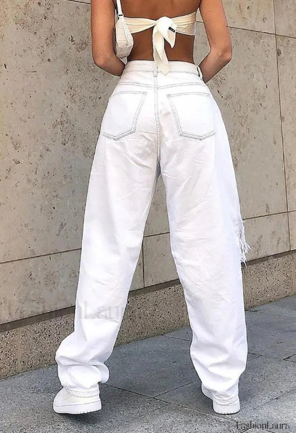 Mid Rise Extra Ripped Jeans Jeans