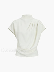 Minimalism Short Graceful Sleeve Top T Shirts