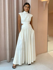 Mock Neck Cut Trendy Out Long Dress Dresses