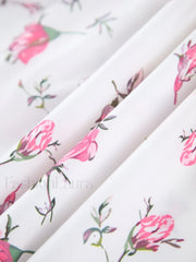 Multi Floral Lace Trendy Trim Short Dress Dresses