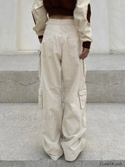 Multi Pockets Vintage Baggy Cargo Jeans Cargo Jeans