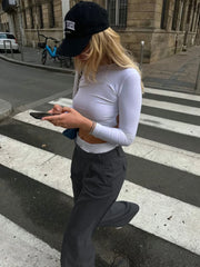 Off Duty Reversible Trendy Waistband Wide Leg Pants Pants