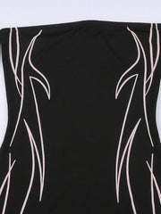 Off Shoulder Black Long Sleeve Mini Dress Mini Dresses