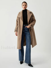 Oversized Charming Wool Coat Wool Coats