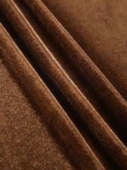 Paradise Feeling Velvet Trendy Zippered Midi Dress Dresses