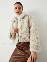 Patchwork Charming Fleece Jackets Beige / XS Fleece Jackets