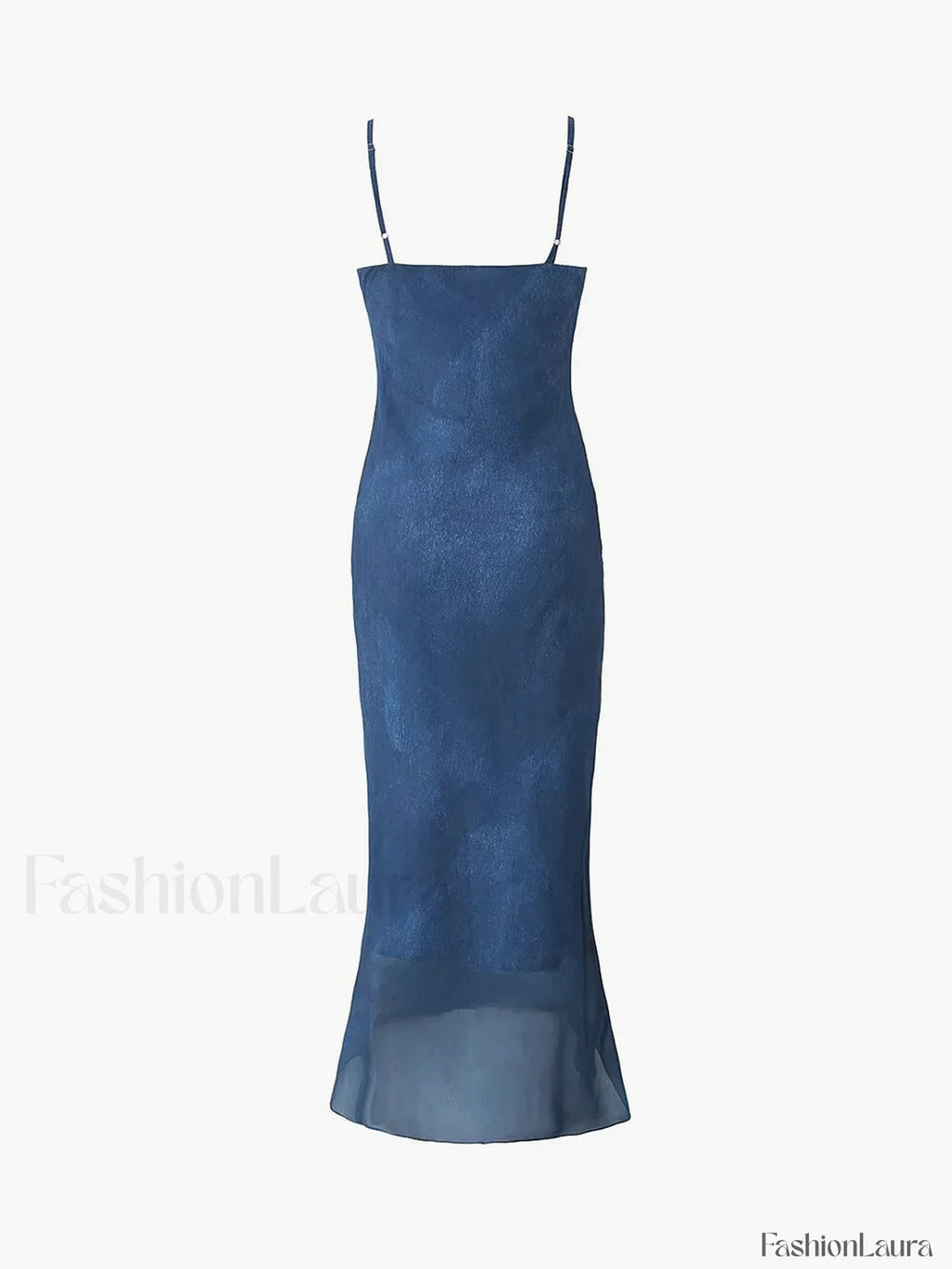 Patchwork V Neck Trendy Cami Midi Dress Dresses