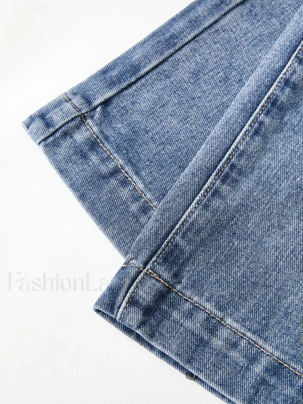 Pocket Design Blue Wash Boyfriend Jeans Boyfriend Jeans