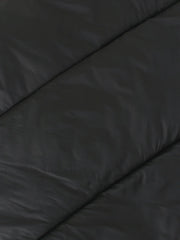 Quilted Puffer Mock Trendy Neck Crop Coat Winter Coats