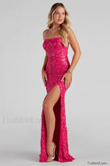 Rowena Sequin Stylish Mermaid Dress Party Dresses L