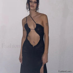 Ruched Asymmetric Print Maxi Dress