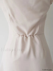 Ruched Boat Neck Party Midi Dress Midi Dresses