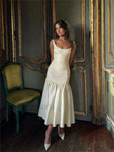 Ruffle Long Cami Sundress Apricot / XS Dresses