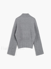 She’s Effortless Graceful Wrap Sweater Sweaters L
