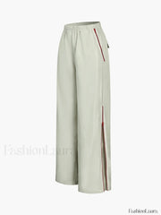 Side Zippered Graceful Cargo Pants Pants