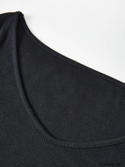 Simple Knitted Long Sleeve Mini Dress Mini Dresses