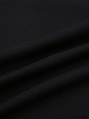 Simple Knitted Long Sleeve Mini Dress Mini Dresses