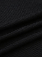 Simple Knitted Long Sleeve Mini Dress Mini Dresses