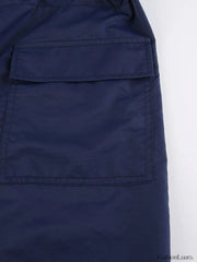 Size Friendly Low Waist Parachute Cargo Pants Cargo Pants