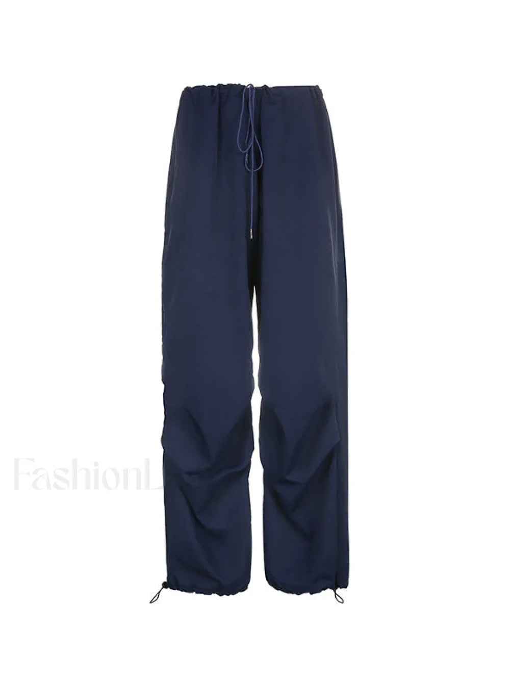Size Friendly Low Waist Parachute Cargo Pants Cargo Pants