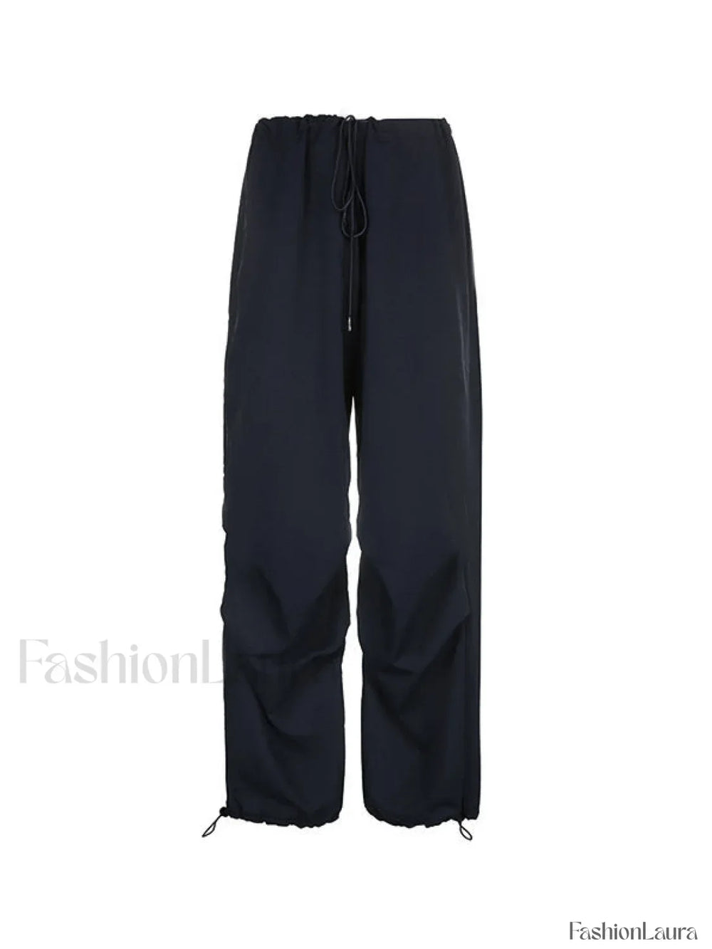 Size Friendly Low Waist Parachute Cargo Pants Cargo Pants