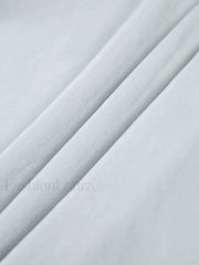 Solid Button Graceful Stand Collar Shirt Shirts