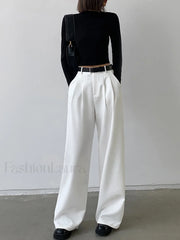 Solid Mock Neck Trendy Long Sleeve Crop Top T Shirts