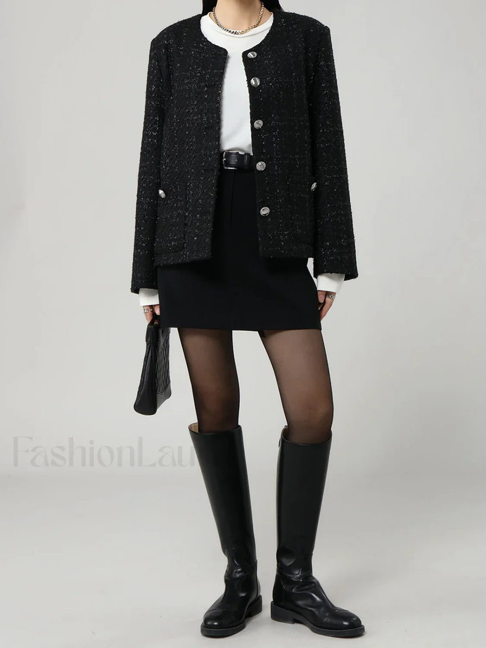 Solid Pocket Graceful Mini Skirt Skirts