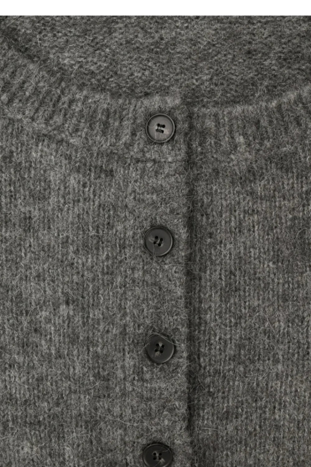 Standard Fit Wide Neck Cardigan