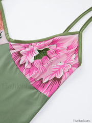 Summer Floral Graceful Long Dress Floral Dresses