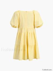 Sunshine Zippered Plunge Trendy Skater Short Dress Dresses