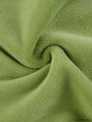 Velvet Solid Flare Leg Pants Pants