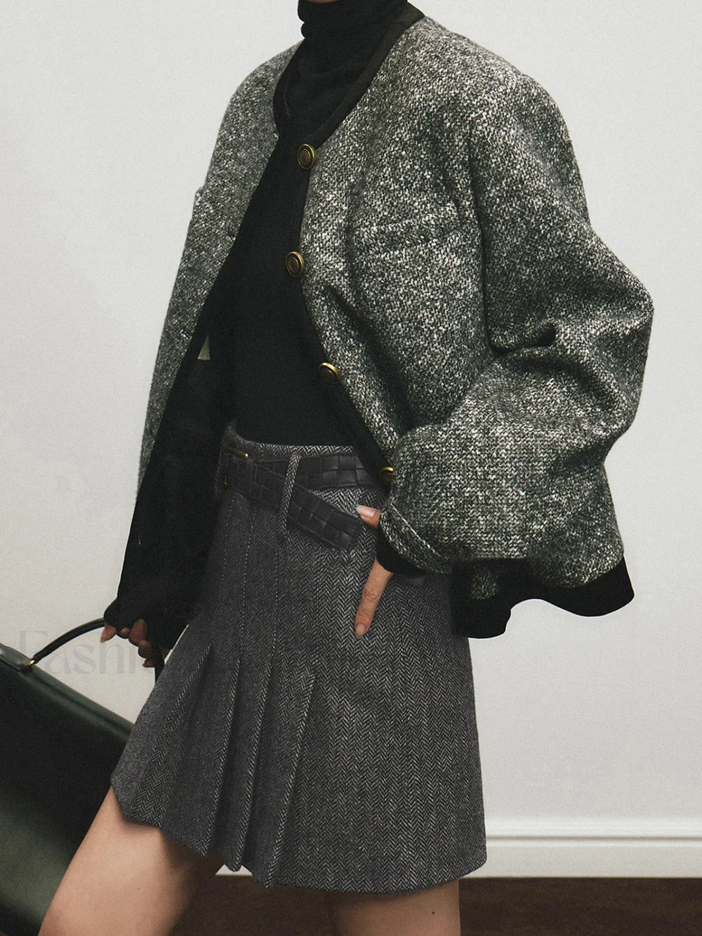 Vintage Pleated Graceful Mini Skirt Skirts