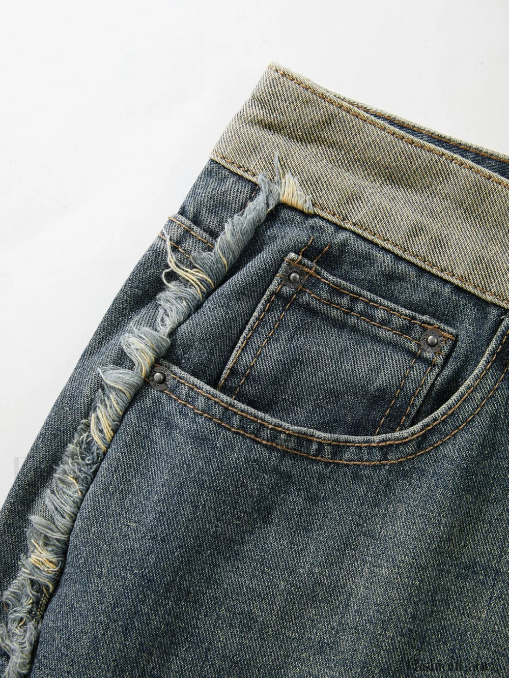 Vintage Wash Distressed Boyfriend Jeans Boyfriend Jeans