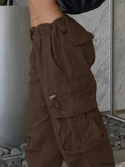 Washed Vintage Baggy Cargo Jeans Cargo Jeans