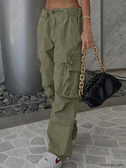 Washed Vintage Baggy Cargo Jeans Cargo Jeans