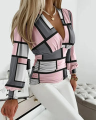 Women Sleeve Lace Tops Sweet Chiffon Blouse