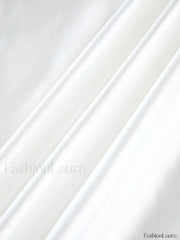 Zippered Satin Graceful A Line Midi Skirt Skirts