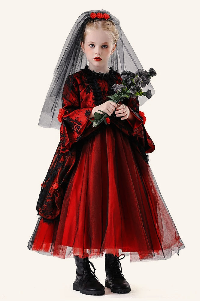 Gothic Ghost Bride Kid Halloween