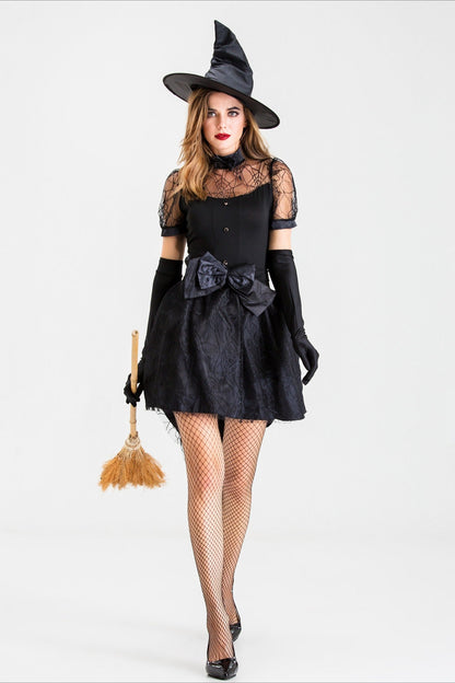 Black Witch Tailcoat Halloween Costume