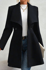 Belted Wool Long Coat coats