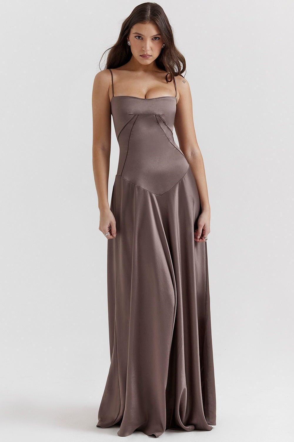 Elegant Cami Backless Maxi Party Dress