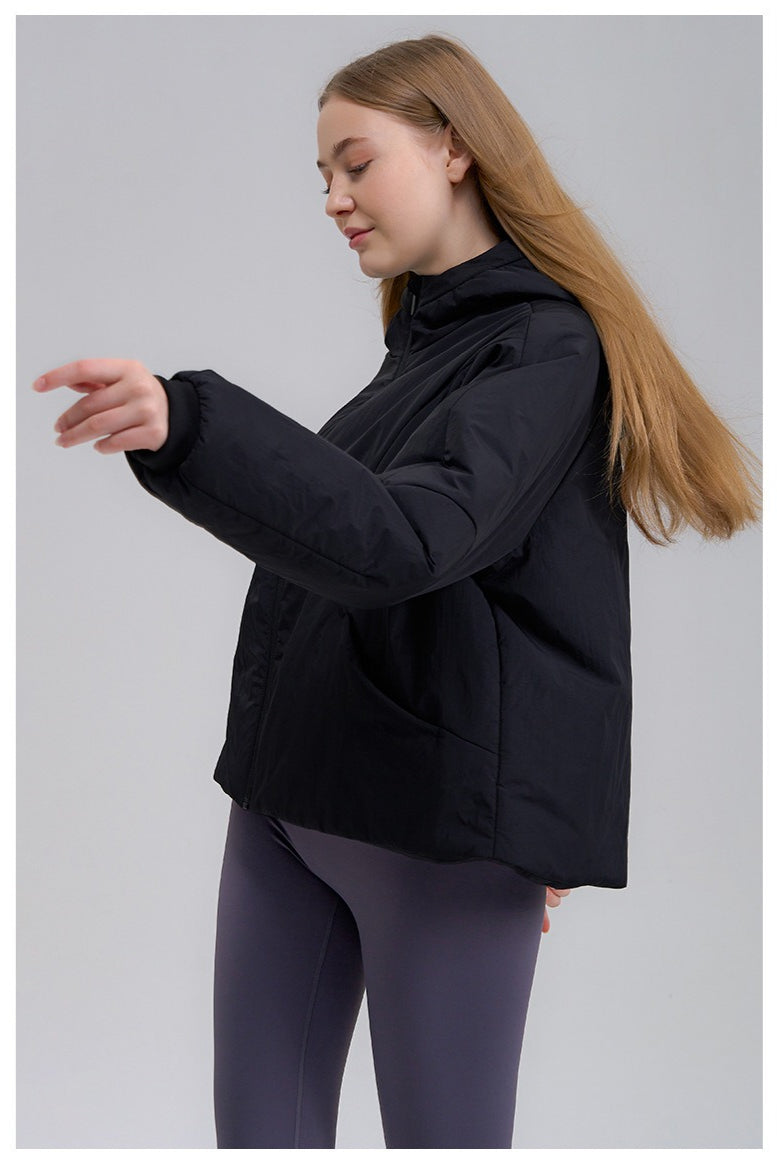 Relaxed Fit Short Puffer Jacket