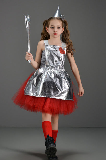 Tin Girl Dress Kid Halloween Costume