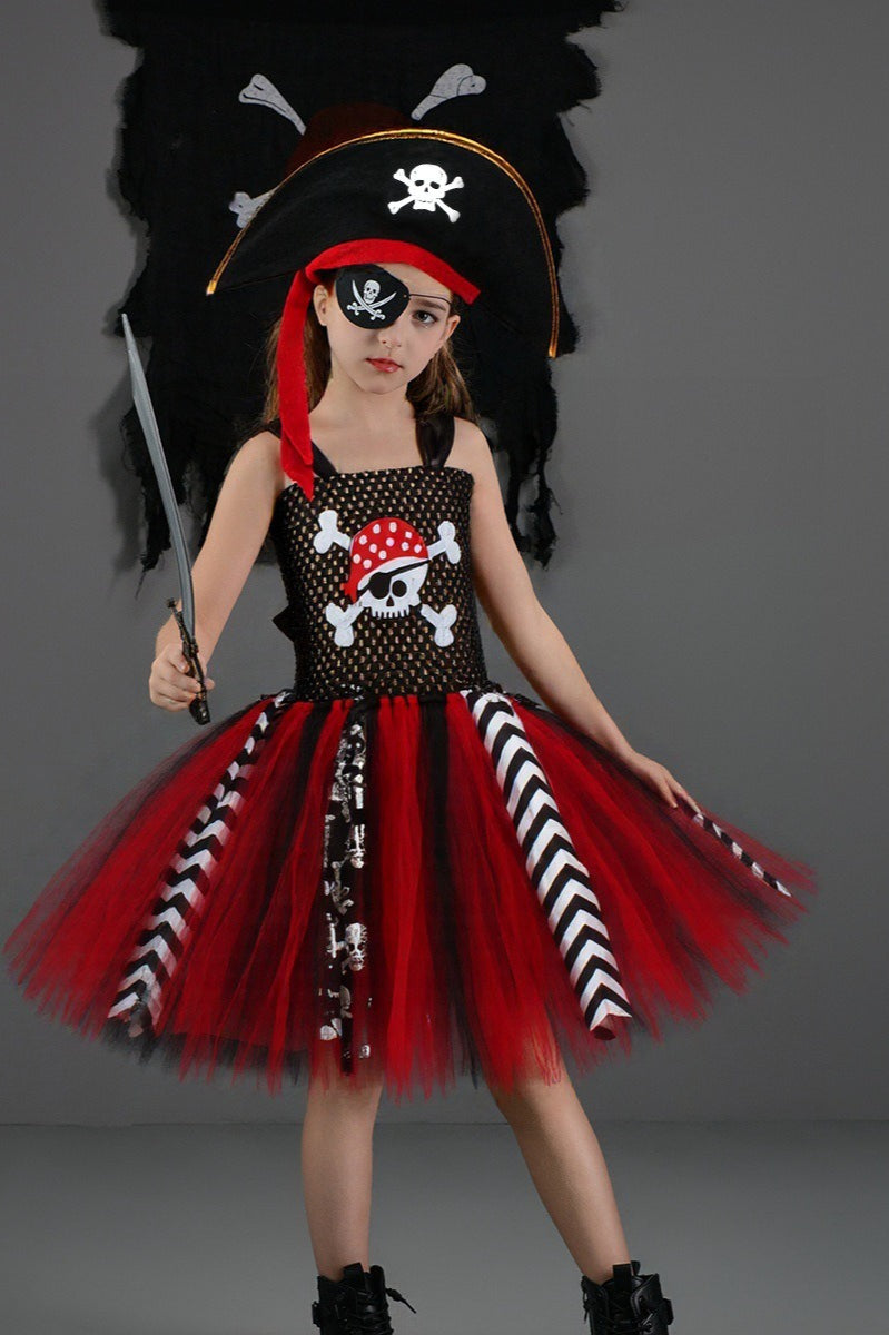 Pirate Princess Dress Kid Halloween Costume