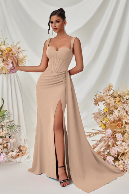 Sexy Bodycon Slit Maxi Party Dress