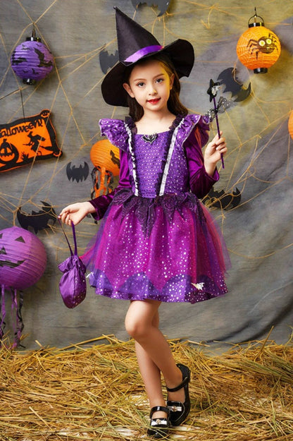 Witch Princess Dress Kid Halloween Costume