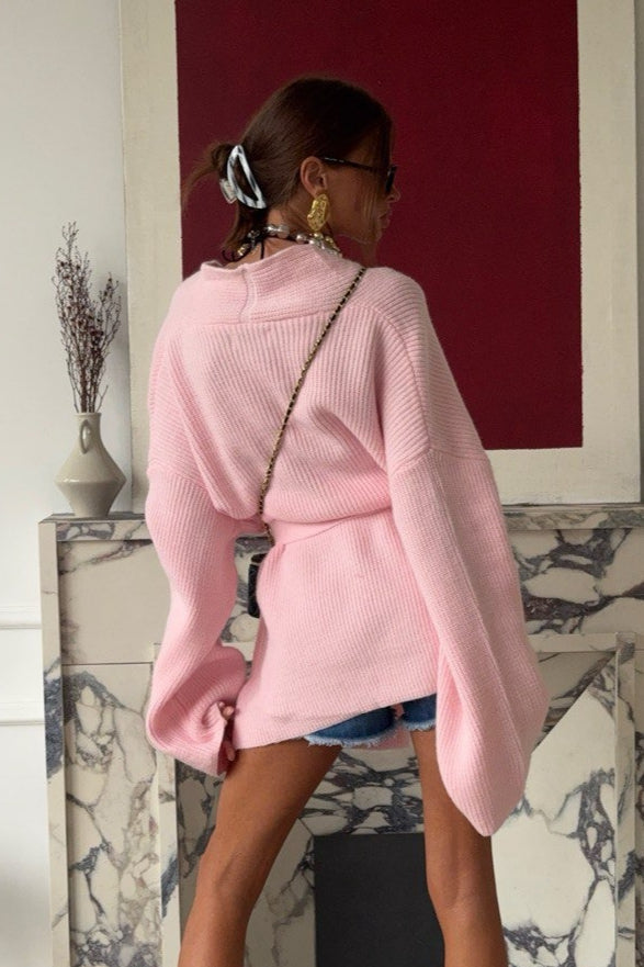 Belted Midi Cardigan