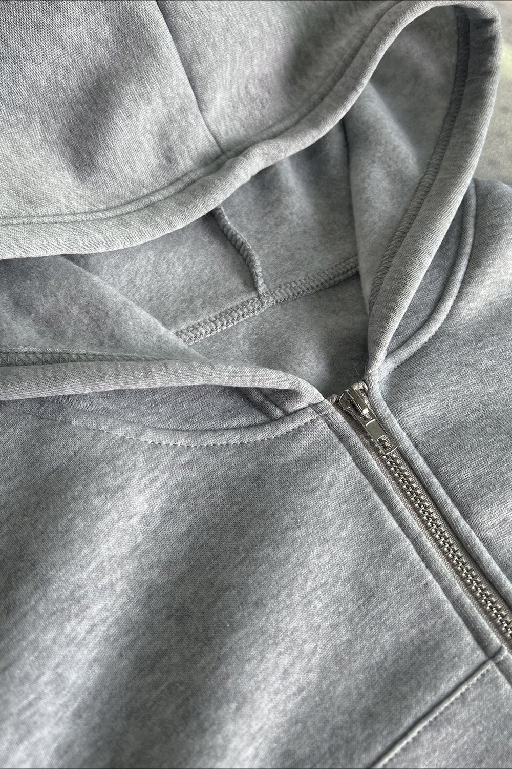 Short Zip Up Hoodie Coat coats