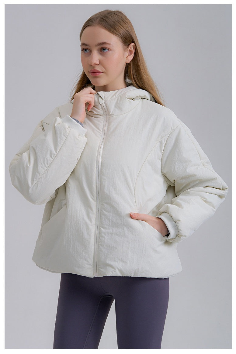 Relaxed Fit Short Puffer Jacket